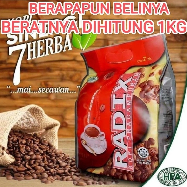

❄️ READY STOK ❄️ kopi radix HPA isi 32 sachet