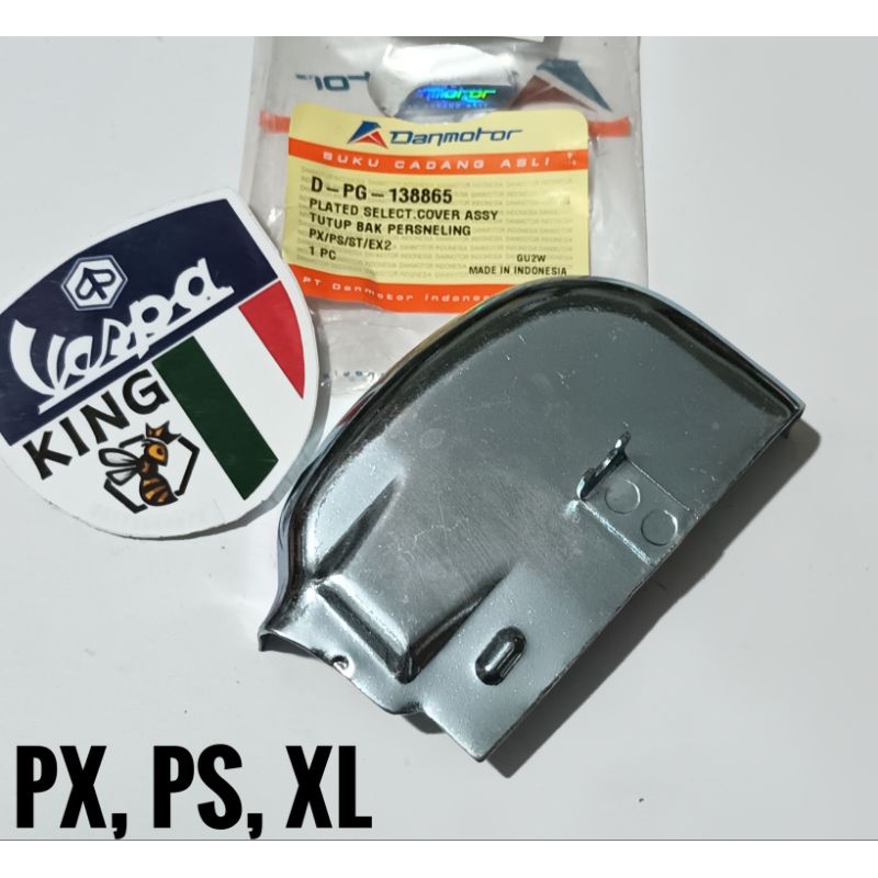cover bak presneling vespa EXCEL Px Ps Exclusive Spartan DANMOTOR tutup bak gigi vespa klasik