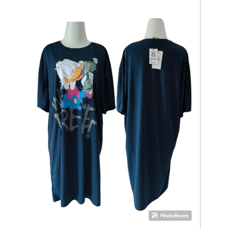 ELDA LABEL DRESS OVERSIZE DONALD NAVY