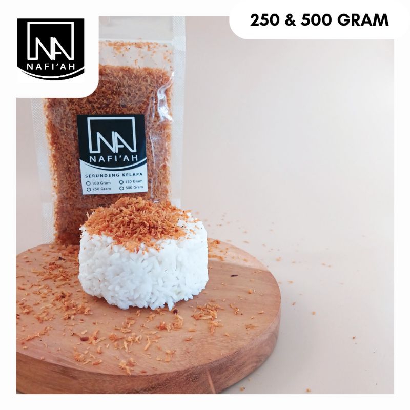 

SERUNDENG KERING KELAPA NAFIAH MALANG 250GRAM & 500GRAM