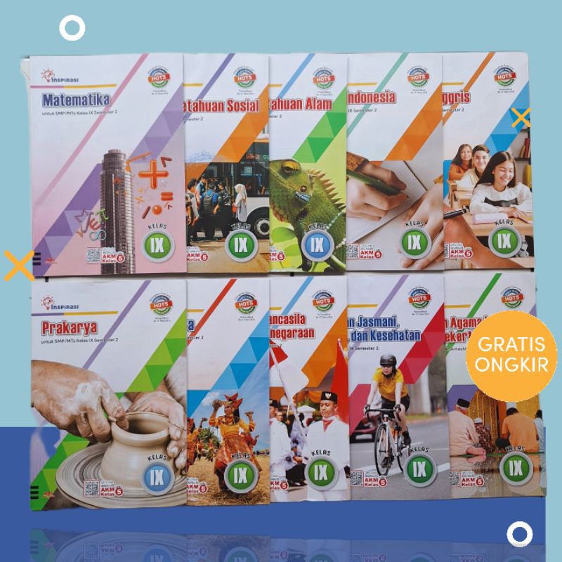 LKS INSPIRASI SMP MTS Modul Siswa untuk Kelas 9 Semester 1 & Semester 2 Kurikulum 2013 K-13 edisi re