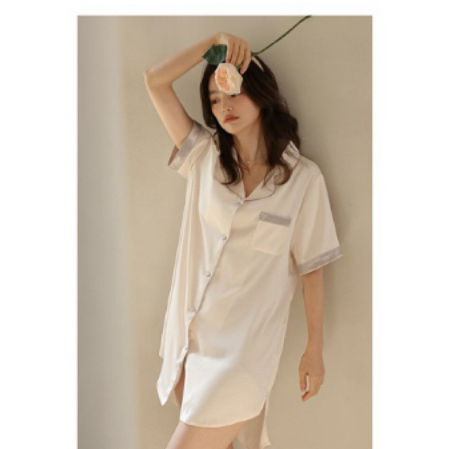 Sleep Dress Wanita Diane Sally Baju Tidur Daster Satin Premium (L)