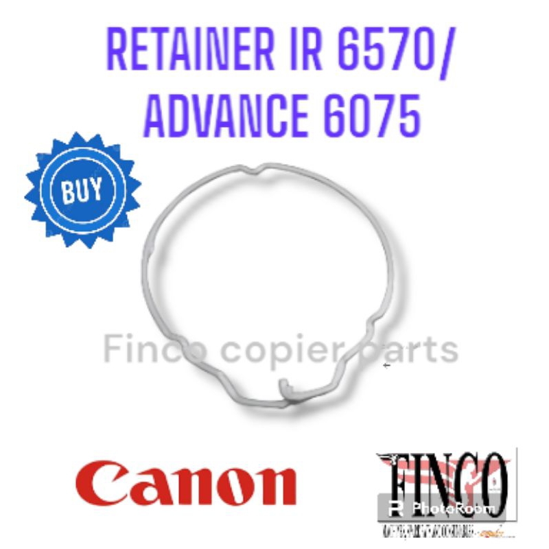 Retainer upper ir 6570/advance 6075