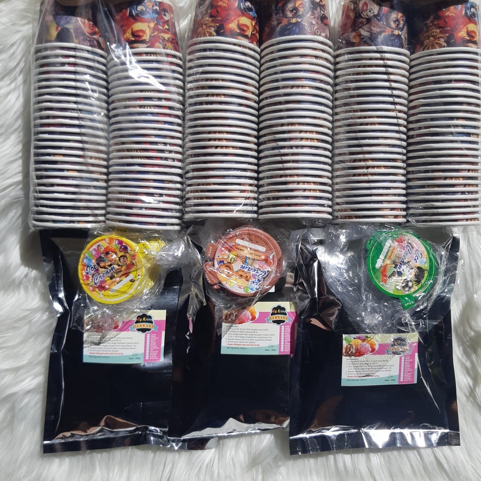 

HGZS4449 Terlaku... 3 Paket Usaha Es Krim 600 gram + cup 150/ Paket Bubuk Es Krim/ Usaha Ice Cream Murah/ Es Krim Bubuk