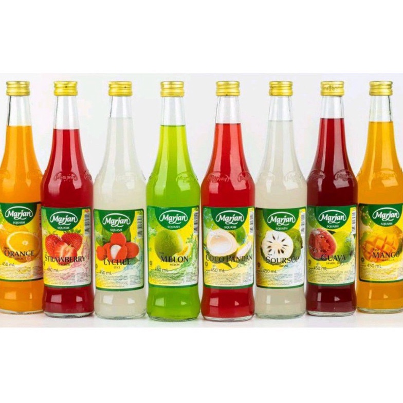 

48 Sirup Marjan Squash Mangga Sirsak Guava Leci Strawberry Orange Pinapple 450ml 46