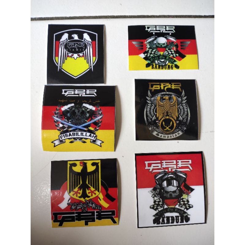 

Stiker GBR 6pcs