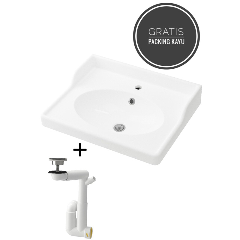 Wastafel cuci tangan/cuci muka/wastafel kamar mandi RATTVIKEN