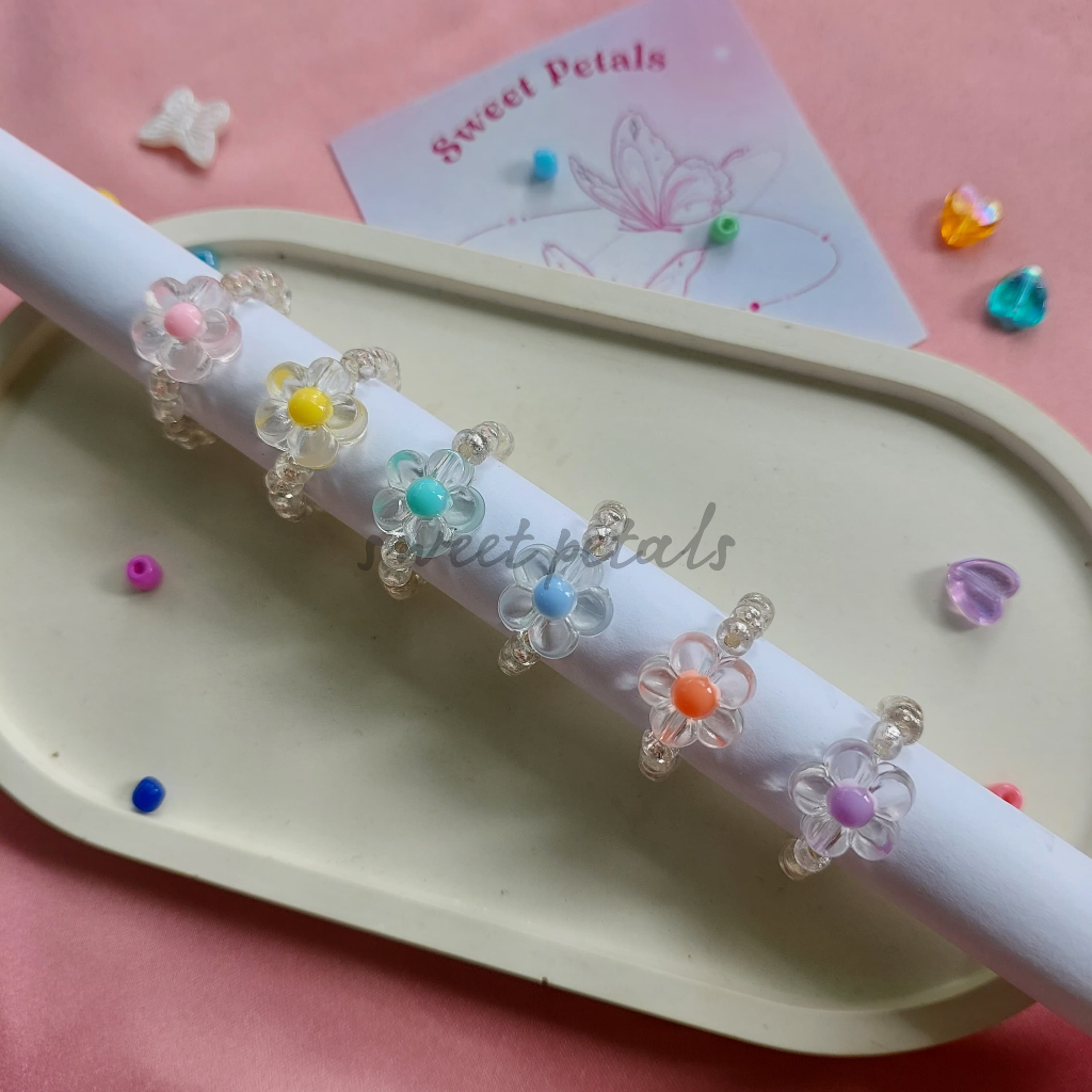 «Daylight Ring» Cincin Manik | Beads Ring | Cincin Korea | Cincin Aesthetic Manik Manik