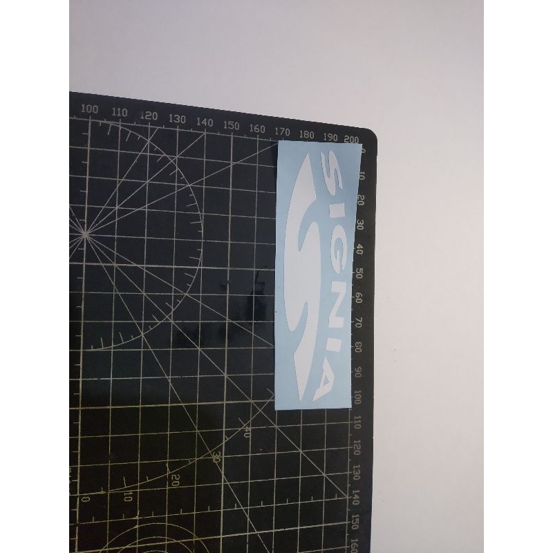 

cutting stiker signia