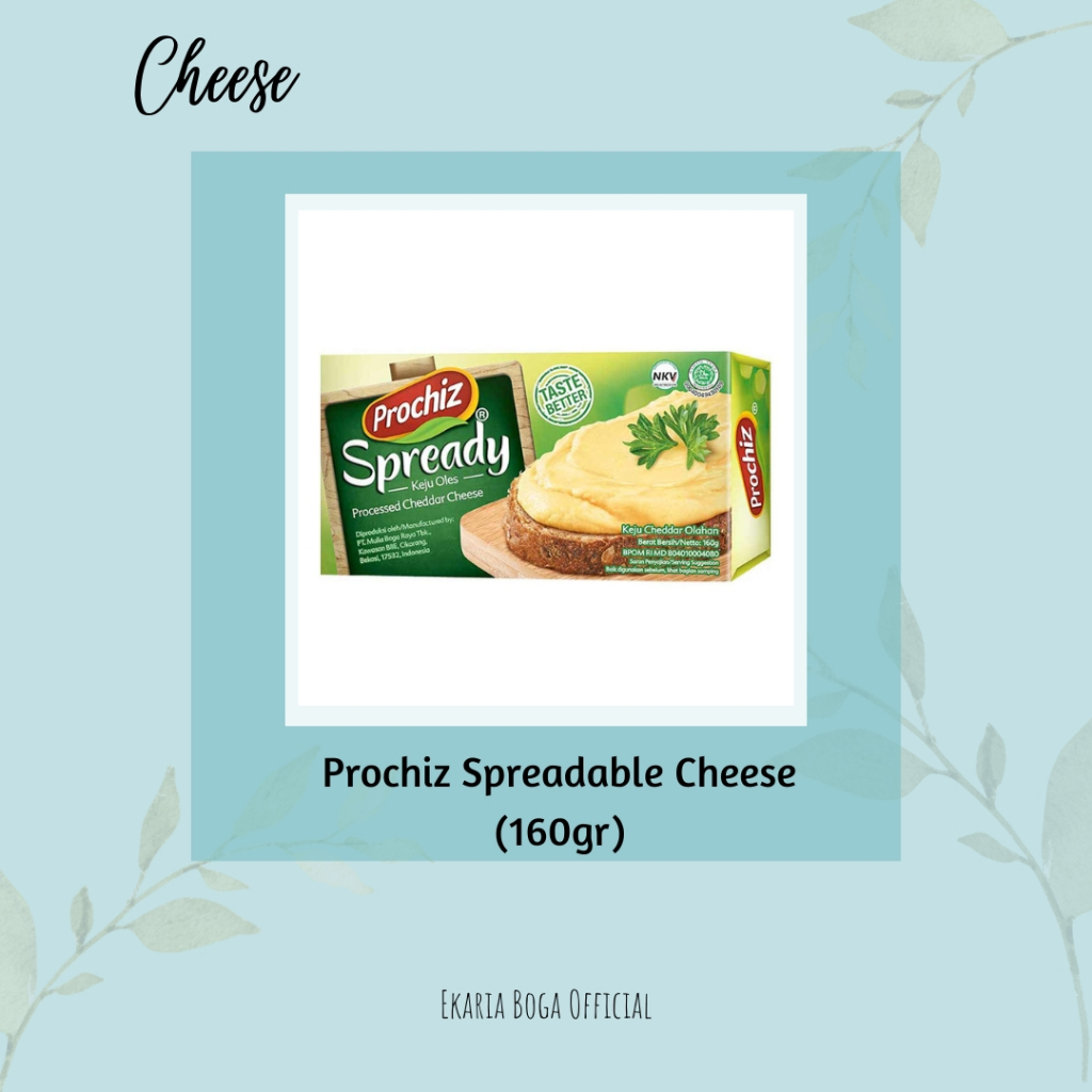 

KEJU CHEDDAR OLAHAN | PROCHIZ SPREADY | PROCHIZ SPREADABLE CHEESE 160G