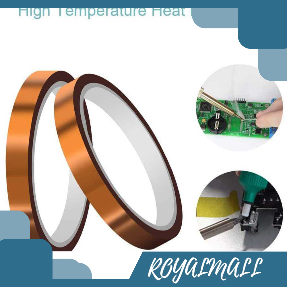 Lakban Heat Resistant Polyimide High Temperature Adhesive / Lakban Isolasi Solasi Solatip Selotip Pe