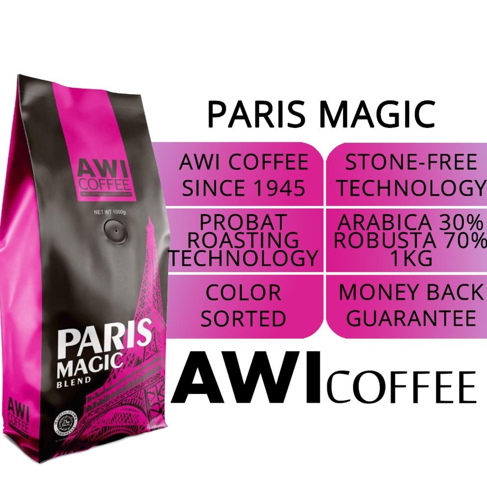 

99 KOPI SIDIKALANG | Paris Magic Blend for Cafe 1kg Bubuk / Powder | AWI COFFEE ✪Dijual Murah