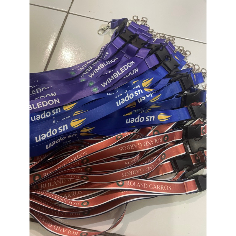 

Lanyard tennis grand slam Wimbledon / roland garros / US open