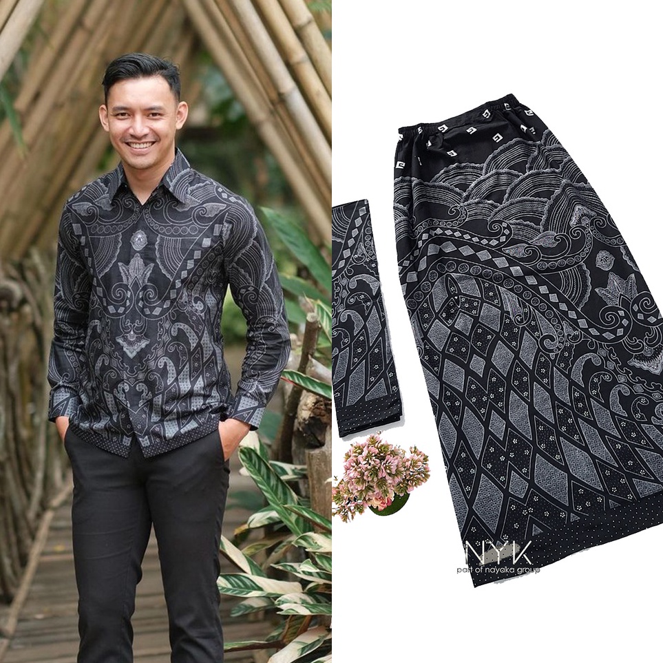 Semangat Abis (MOTIF BARU) Nayaka Batik - Couple Rok dan Hem Batik Termurahhh