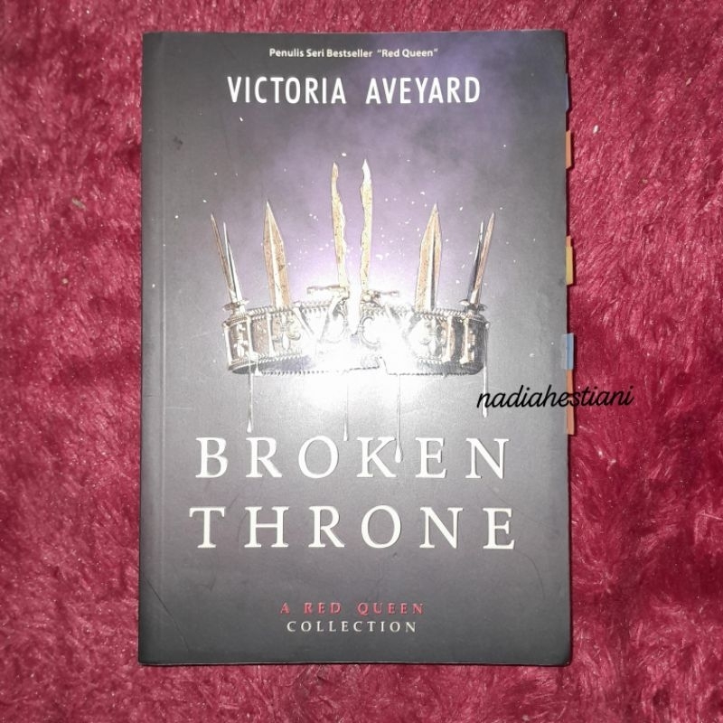 BROKEN THRONE [RED QUEEN #5] - VICTORIA AVEYARD (IND VERS) ORIGINAL PRELOVED