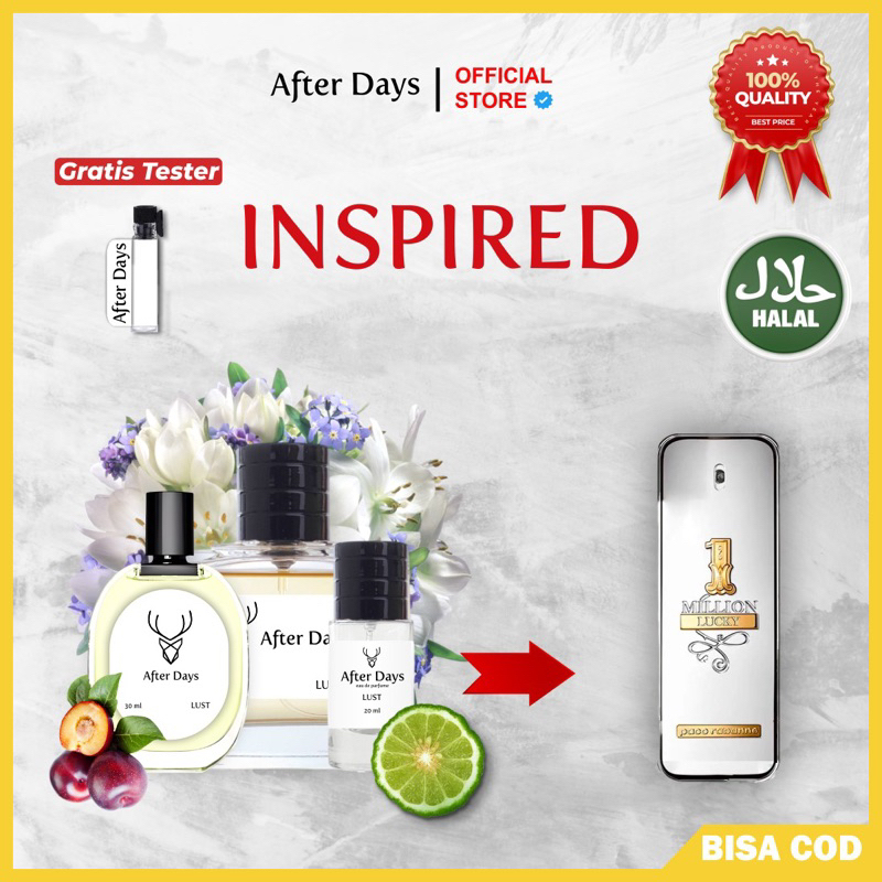 Parfum Pria Tahan Lama Penarik Wanita Aroma Maskulin, Mewah, Fresh Segar by After Days - inspired 1 