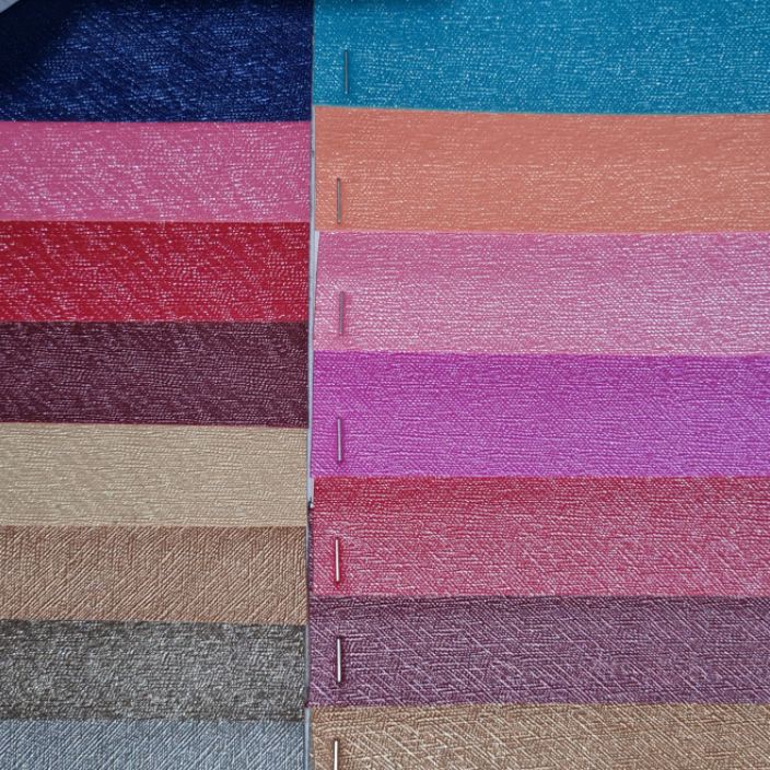 JMCN6122 Terbaru 3.3 [10YARD PER WARNA] Kulit Sintetis / Botega - Prada Teiga Hujan Metalik