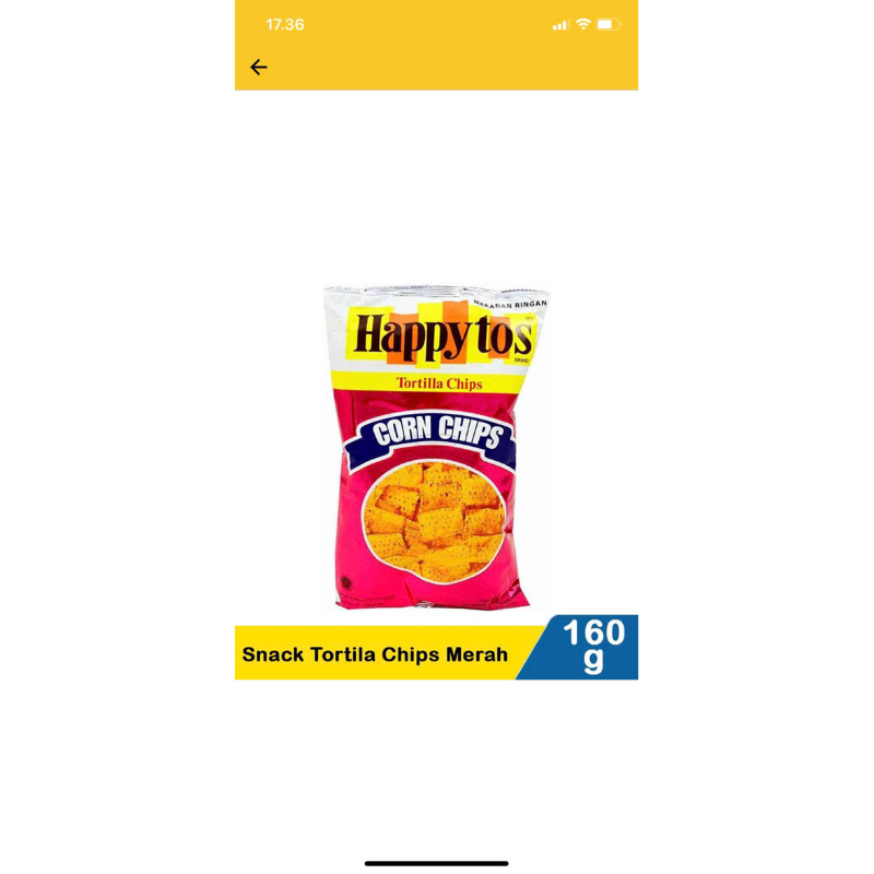 

Happytos tortila chips 160