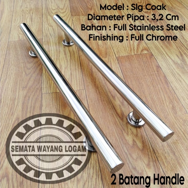 80 Cm Handle Pintu Rumah Stainless Steel Gagang Tarikan Pegangan Pintu Kupu Tarung Minimalis