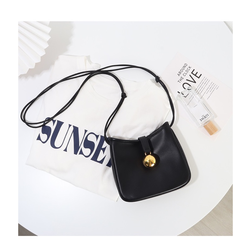 Mini Sling Bag - BLACK (HITAM) / Tas Selempang Kecil Gaya Korea