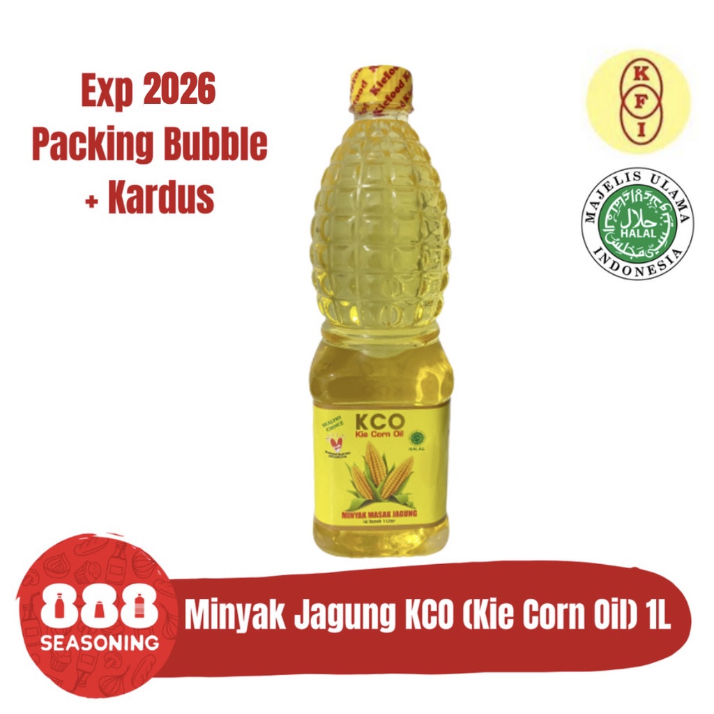 

12.12 BIG SALE FASION MINYAK MASAK JAGUNG KCO KIE CORN OIL HALAL 1L buruan