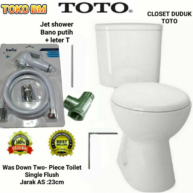 closet duduk toto cw 633/ closet duduk toto model flush