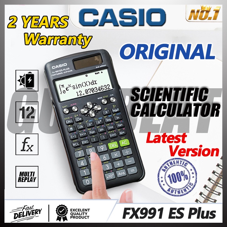 

STAR BRANDS Kalkulator Scientific Casio ilmiah FX-991EX/991ES-Plus Kalkulator Casio Scientific Calculator Casio Scientific !!