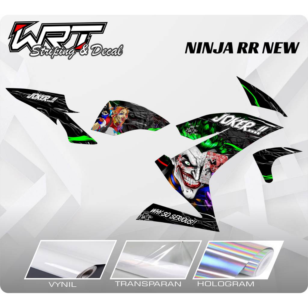 Striping Ninja RR-Stiker Ninja RR New SE Joker