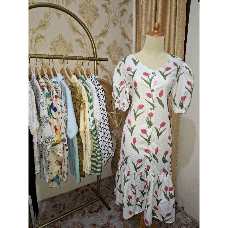 dress wanita import bangkok