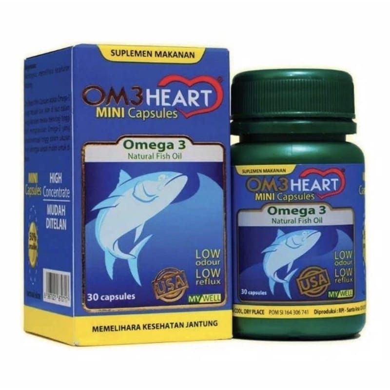 Om3Heart Omega 3 isi 30Tablet
