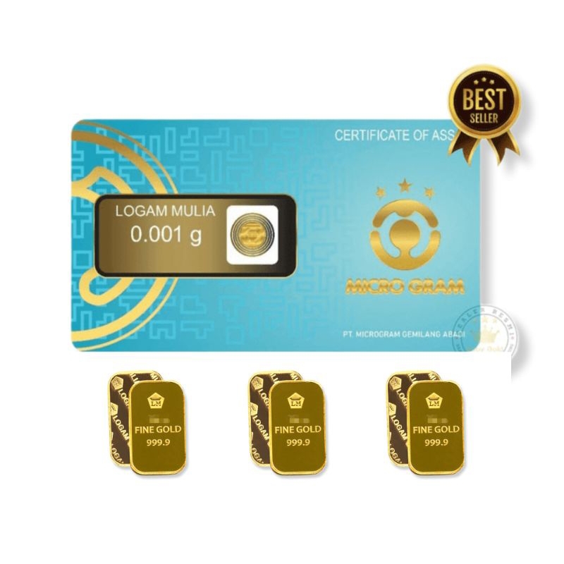 Logam mulia 24Karat emas asli