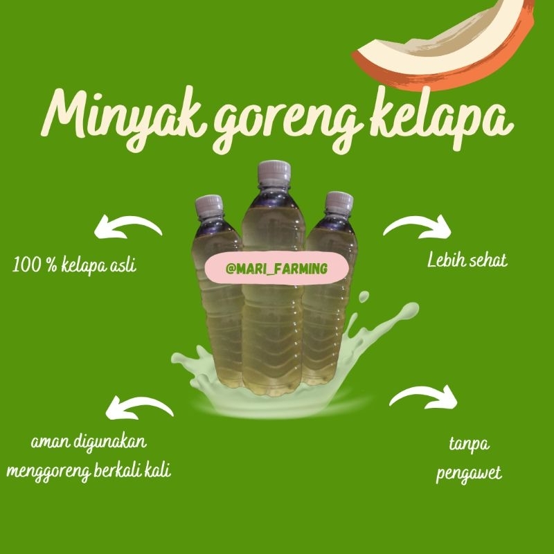 

minyak goreng kelapa murni 660 ml