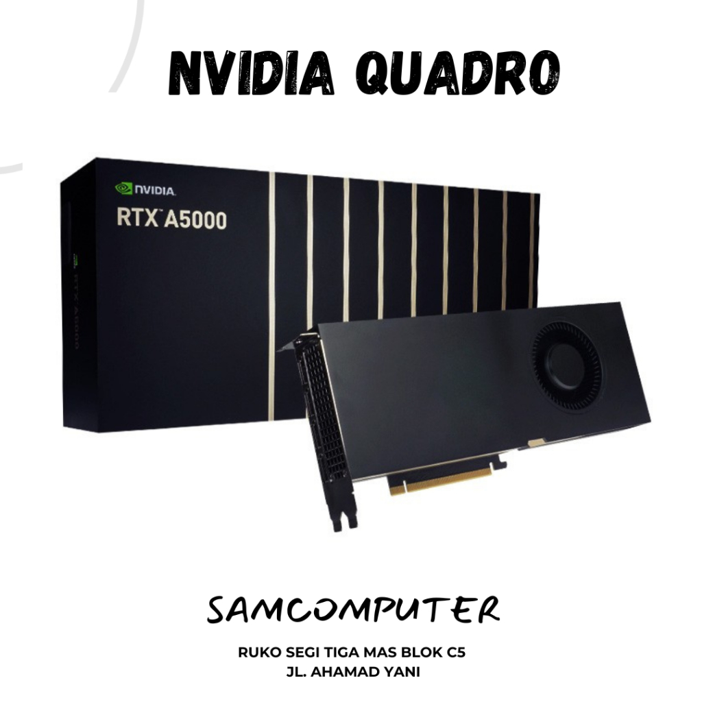 VGA LEADTEK NVIDIA QUADRO RTX A5000 24GB GDDR6 ECC