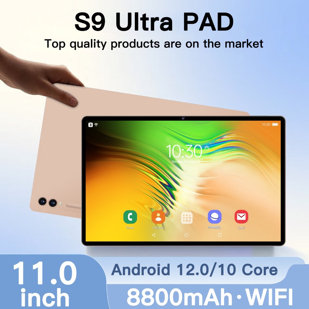 Star 2.2 Baru tablet Android 13 tab S9 11 inch HD kamera 16GB+512GB dual SIM Tablet Untuk Anak Belajar Tablet Gaming kantor Tablet Murah
