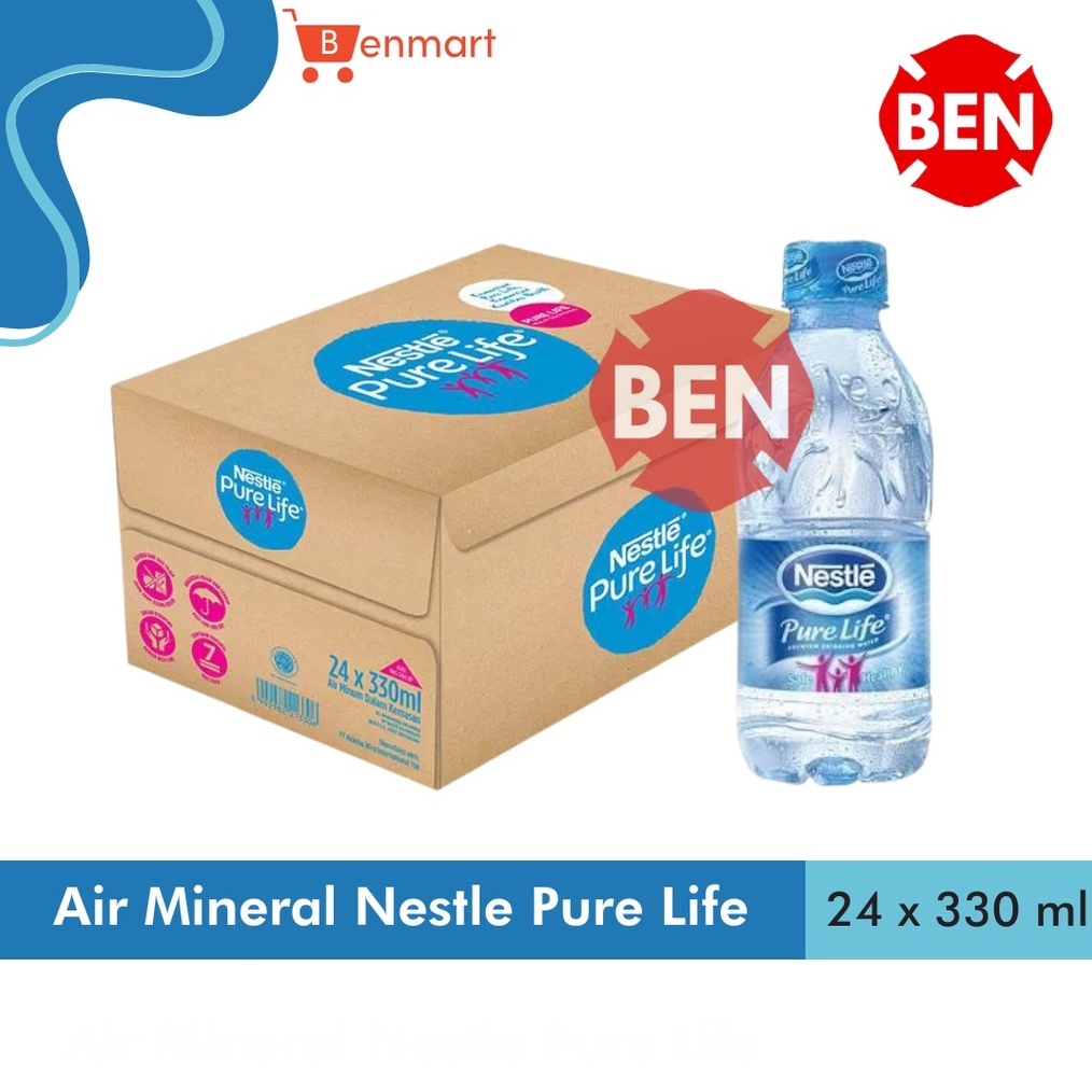 

Ready Stok Air Mineral Nestle Pure Life 330ml 330 ml Minum Sedang Mini Murah Dus murah