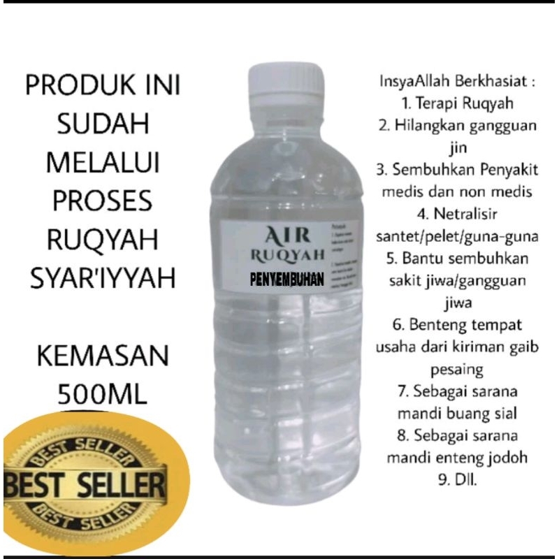 

AIR RUQYAH AIR DO'A PENYEMBUHAN