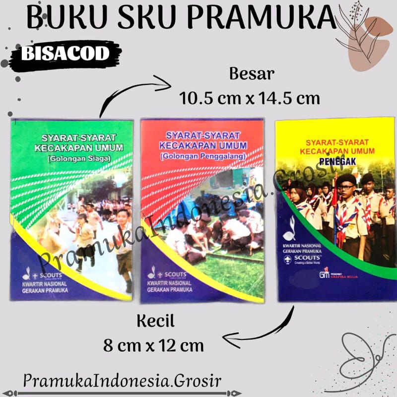 [TERMURAH] BUKU SKU PRAMUKA / BUKU SKU / BUKU PRAMUKA / PERLENGKAPAN ALAT PRAMUKA