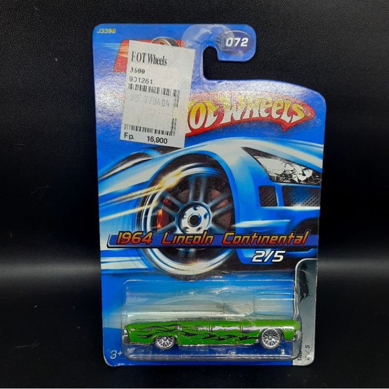 Hot Wheels 1964 Lincoln Continental Green