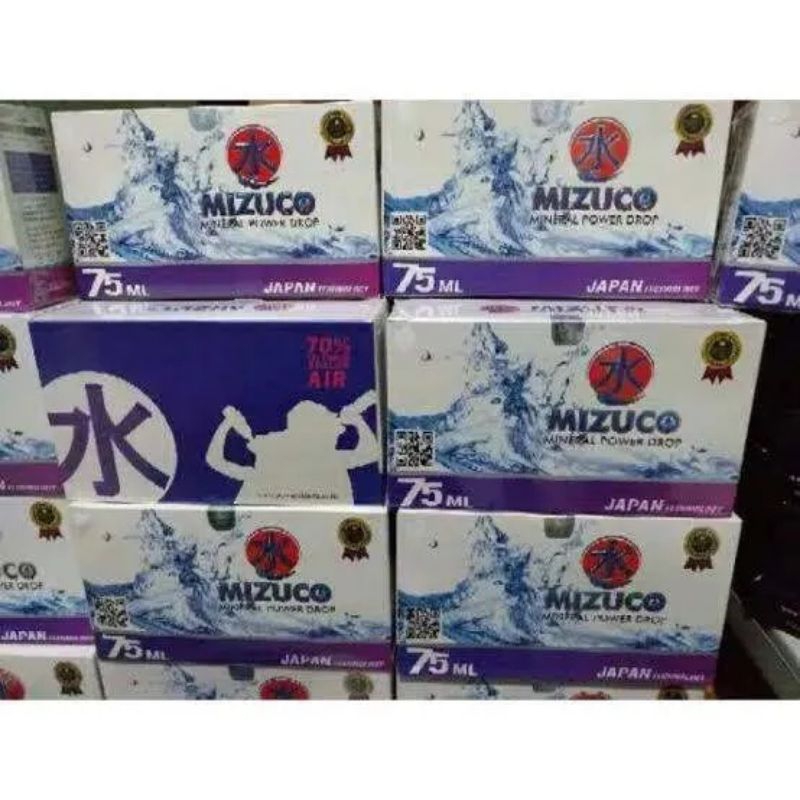 Mizuco Mineral Power Drop1 box isi 5 botol 15 ML