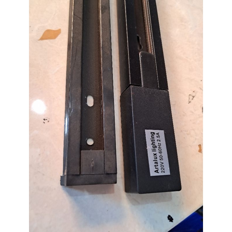 rel lampu track tebal heavy duty artalux 1.5m
