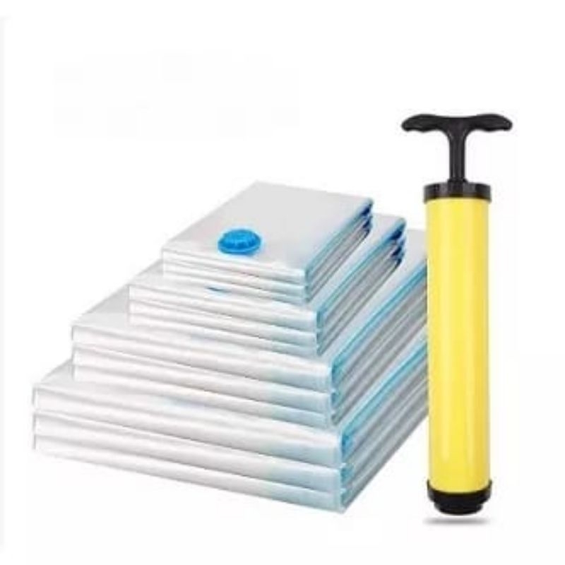 Plastik Kompresi Vakum / Vacum Plastic Bag Travel / Vakum Baju