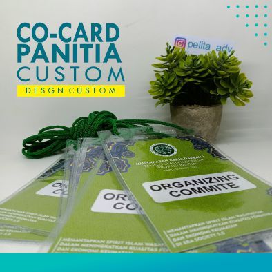 

co card panitia gambar custom sesuai acara