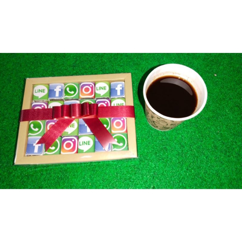 

Coklat Hampers/ Coklat Box 24sekat