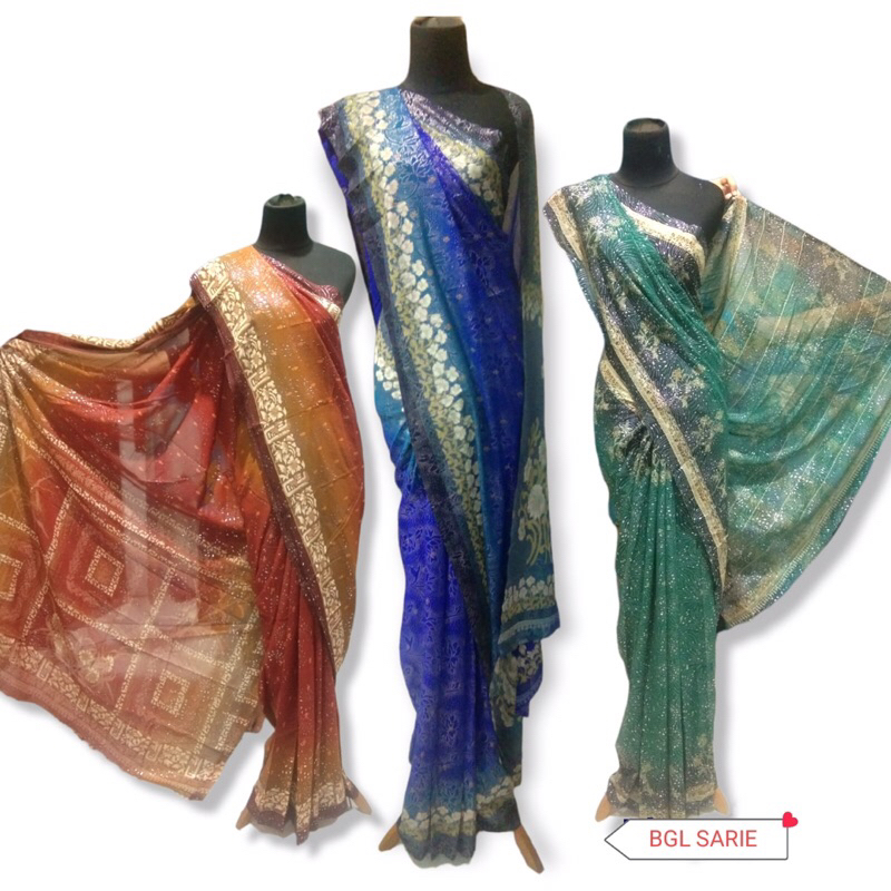 KAIN SARE INDIA KAIN SARI INDIA NEW GAUN PESTA