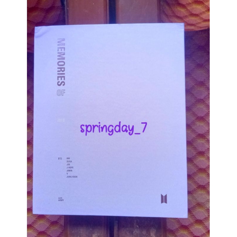 BTS MEMO BTS MEMORIES 2018