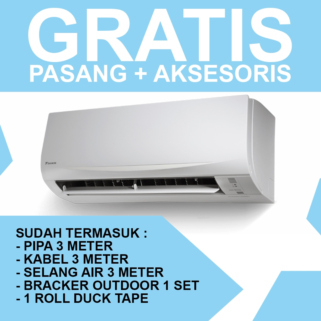 AC Daikin 1 PK STC25NV14 (Thailand)+Pasang Khusus Pekanbaru