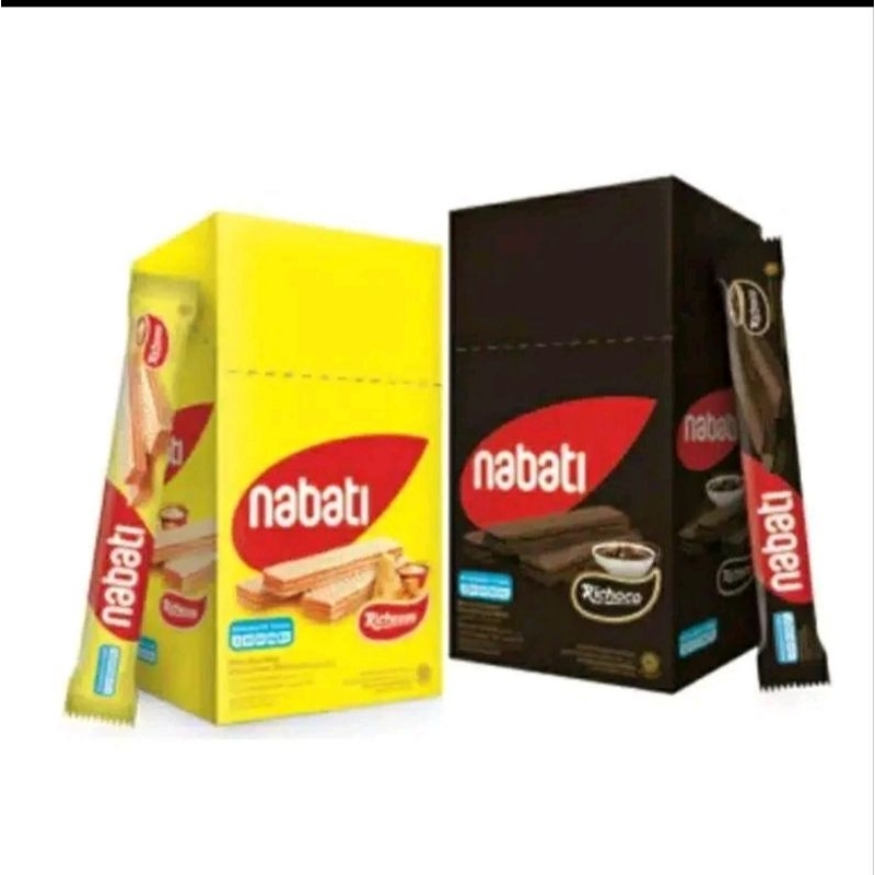 

nabati wafer 1 box isi 20 pcs coklat dan keju