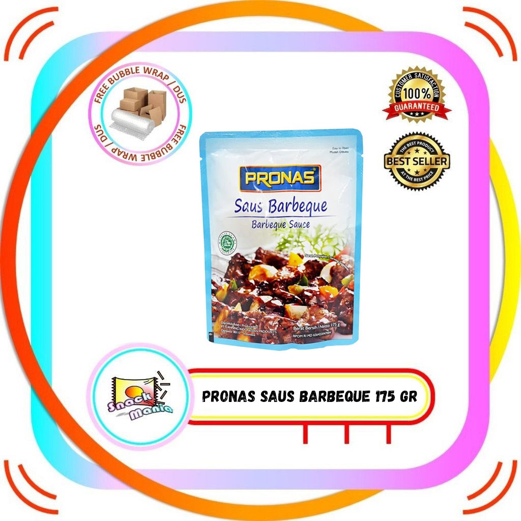 Pronas Saus Barbecue Saos BBQ 175 gr Barbeque Sauce