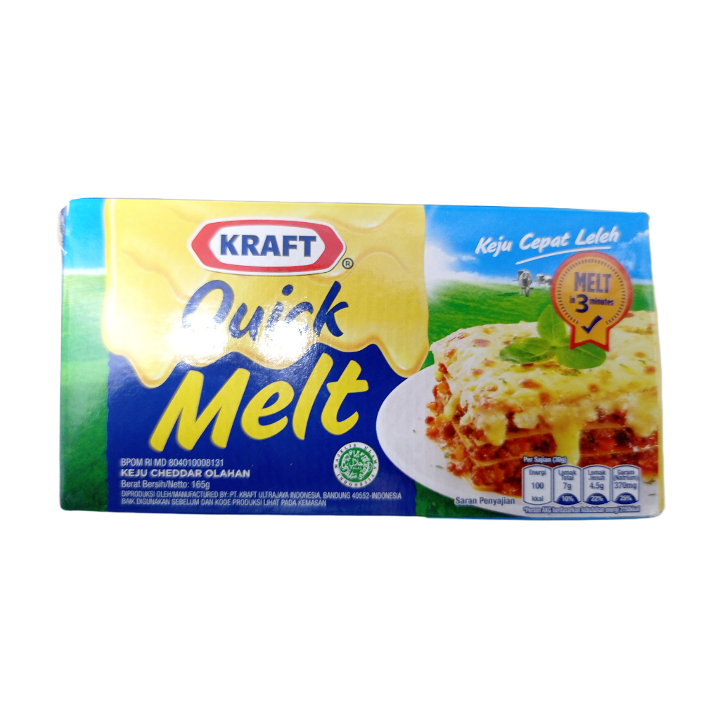 

Keju Cepat leleh/Quick Melt Kraft netto 165 g