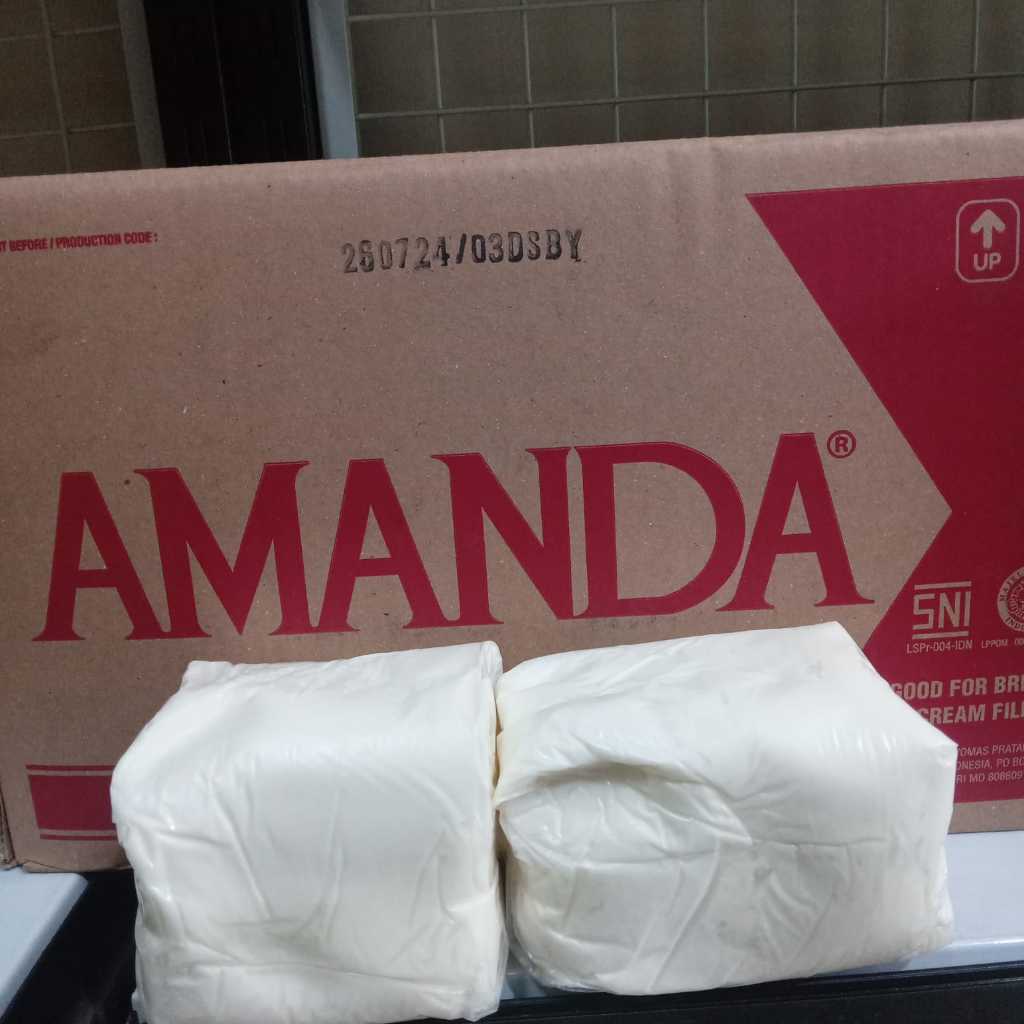 

AMANDA Baker's Fat/Mentega Putih kemasan Repack 500g